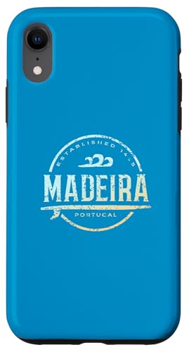Madeira Portugal - Retro Madeira Portugal Vintage-Surf Hülle für iPhone XR Madeira Portugal - Retro Madeira Portugal Vintage-Surf Hülle für iPhone XR von Portuguese Shoreline Apparel