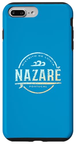 Nazaré Portugal - Retro Nazaré Portugal Vintage Surf Nazaré Hülle für iPhone 7 Plus/8 Plus von Portuguese Shoreline Apparel