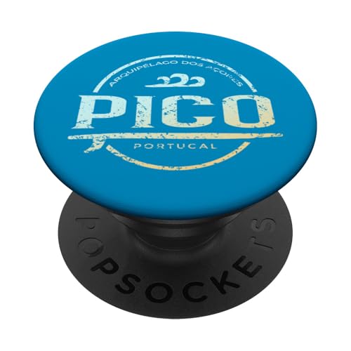 Pico Portugal - Retro Pico Portugal Vintage-Surf PopSockets Klebender PopGrip Pico Portugal - Retro Pico Portugal Vintage-Surf PopSockets Klebender PopGrip von Portuguese Shoreline Apparel