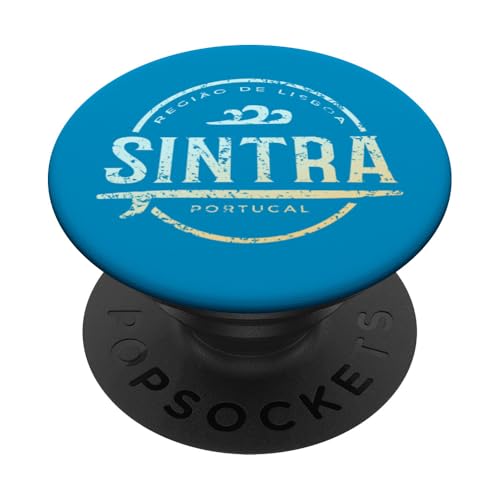 Sintra Portugal - Retro Sintra Portugal Vintage-Surf PopSockets Klebender PopGrip Sintra Portugal - Retro Sintra Portugal Vintage-Surf PopSockets Klebender PopGrip von Portuguese Shoreline Apparel