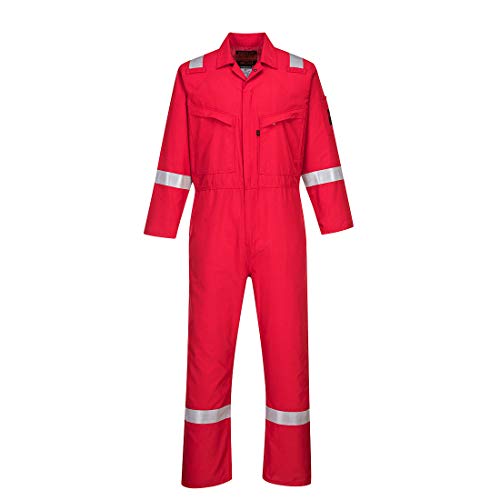 Araflame Silver Coverall Color: Red Talla: 40 von Portwest