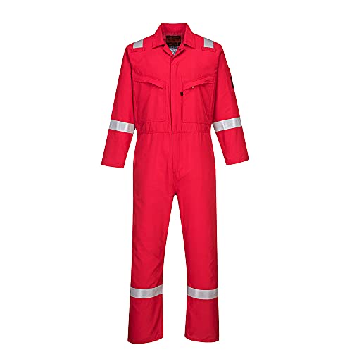 Araflame Silver Coverall Color: Red Talla: 50 Araflame Silver Coverall Color: Red Talla: 50 von Portwest