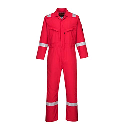 Araflame Silver Coverall Color: Red Talla: 54 Araflame Silver Coverall Color: Red Talla: 54 von Portwest