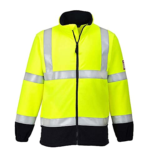 Bizflame Hi-Vis Fleece, colorYellow talla Small von Portwest