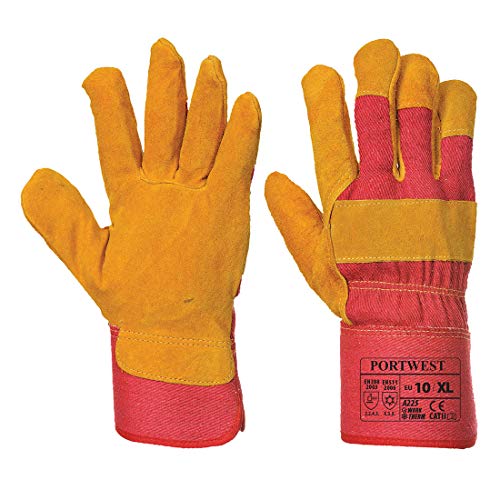 Portwest Docker-Handschuh, gefüttert, mit Fleece, Farbe: Rot, Größe: XL, A225RERXL Portwest Docker-Handschuh, gefüttert, mit Fleece, Farbe: Rot, Größe: XL, A225RERXL von Portwest