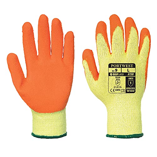 Fortis Grip Handschuh Orange Large von Portwest