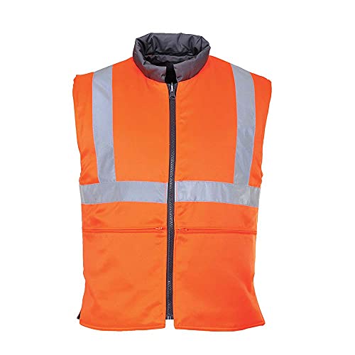 Hi-Vis Bodywarmer GORT, colorOrange talla Small von Portwest