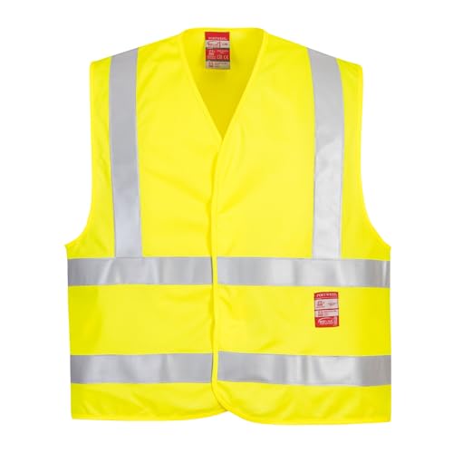 Hi-Vis FR Treated Vest Color: Yellow Talla: 4X5X von Portwest