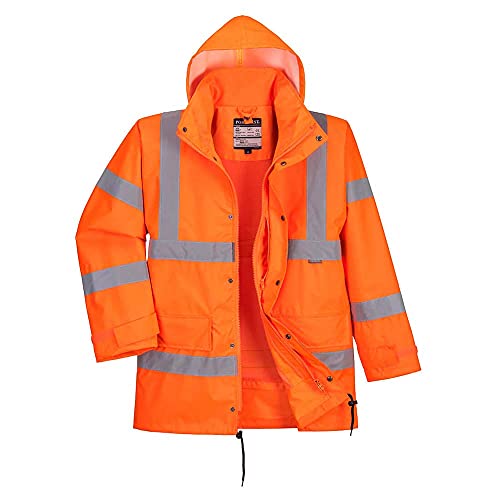 Hi-Vis Interactive Jacket Color: Orange Talla: Medium von Portwest
