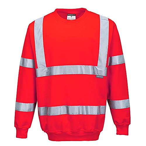 Hi-Vis Sweatshirt Color: Red Talla: 3 XL von Portwest