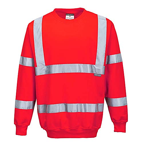 Hi-Vis Sweatshirt Color: Red Talla: Medium Hi-Vis Sweatshirt Color: Red Talla: Medium von Portwest