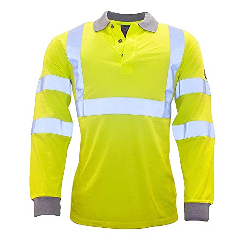 Modaflame Hi-Vis Polo Shirt Color: Yellow Talla: 3 XL von Portwest