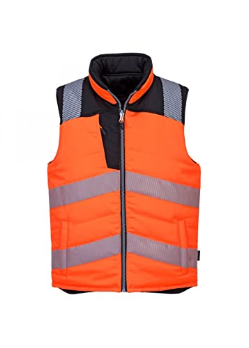 PORTWEST PW3 Hi-Vis Reversible Bodywarmer PORTWEST PW3 Hi-Vis Reversible Bodywarmer von Portwest