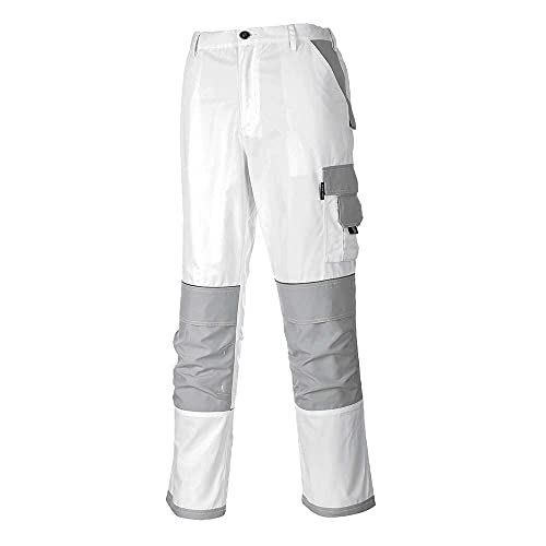 Painters Pro Trousers - Color: White - Talla: XL von Portwest