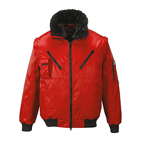 Pilot Jacket, colorRed talla Large von Portwest