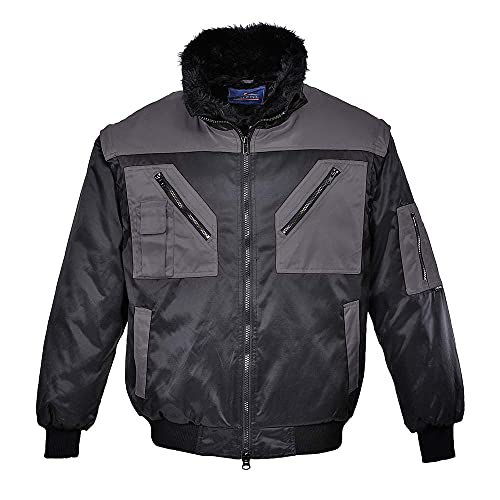 Pilot Jacket 2-Tone, colorBkGrey talla Large von Portwest