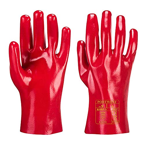 Portwest PVC-Ofenhandschuh 27 cm, Farbe: Rot, Größe: XL, A427RERXL Portwest PVC-Ofenhandschuh 27 cm, Farbe: Rot, Größe: XL, A427RERXL von Portwest