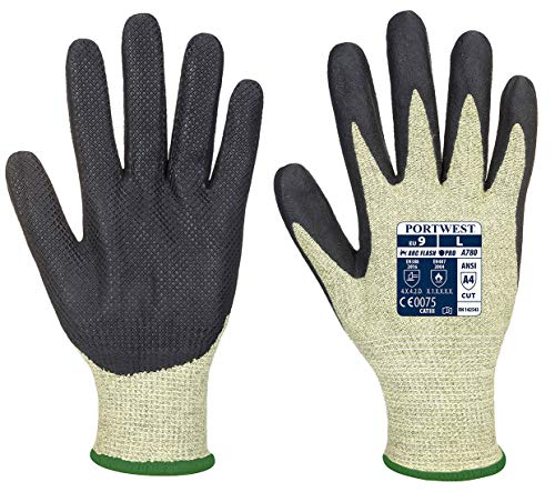 Portwest Arc Grip Handschuh, Größe:M, Farbe:Grün/Schwarz, A780E8RM von Portwest
