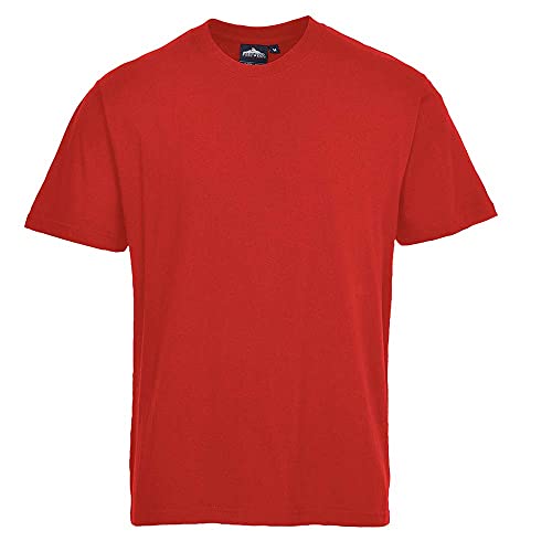 Portwest B195RERXL - Turin Premium T-Shirt Farbe: Rot, Größe: XL von Portwest