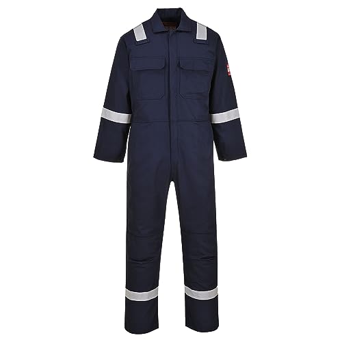 Portwest BIZ5 Herren Flammenresistenter Reflektierender Overall Bizweld Iona FR Marineblau Lang, L Portwest BIZ5 Herren Flammenresistenter Reflektierender Overall Bizweld Iona FR Marineblau Lang, L von Portwest