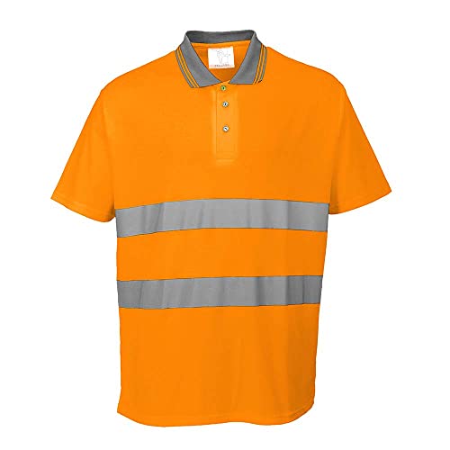Portwest Baumwoll Komfort Poloshirt , Größe: S, Farbe: Orange, S171ORRS von Portwest