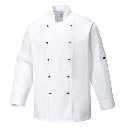 Portwest C834 - Chaqueta Somerset Chef, color Blanco, talla XXSmall von Portwest