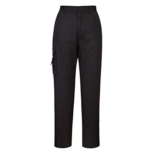 Portwest COMBAT DAMEN BUNDHOSE, Größe: M, Farbe: Schwarz, C099BKRM von Portwest