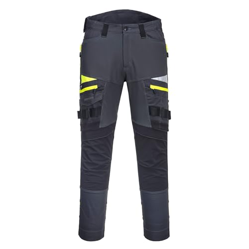 Portwest DX4 Arbeits Bundhose für Männer, Farbe: Graumetallic, Größe: 32, DX449MGR32 von Portwest