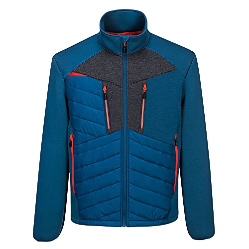 Portwest DX4 Hybrid-Steppjacke, Größe: L, Farbe: Metro Blau, DX471MBRL von Portwest