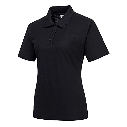 Portwest Damen Naples Polo-Shirt, Größe: M, Farbe: Schwarz, B209BKRM Portwest Damen Naples Polo-Shirt, Größe: M, Farbe: Schwarz, B209BKRM von Portwest