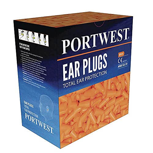 Portwest Ear Plug Dispenser Refill Pack - Orange - 0 - EP21 - One Size EU / UK von Portwest
