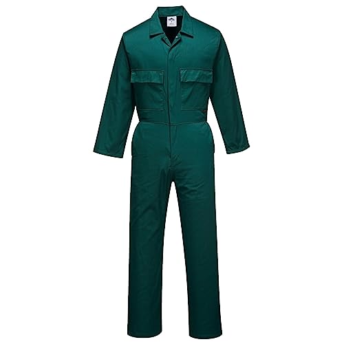 Portwest S999 Herren Euro-Arbeitskleidung Polycotton Overall Arbeitsanzug Flaschengrün, XXL Portwest S999 Herren Euro-Arbeitskleidung Polycotton Overall Arbeitsanzug Flaschengrün, XXL von Portwest