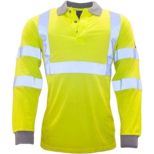 Portwest FR77 - Modaflame Hi-Vis El polo, color Amarillo, talla Medium von Portwest