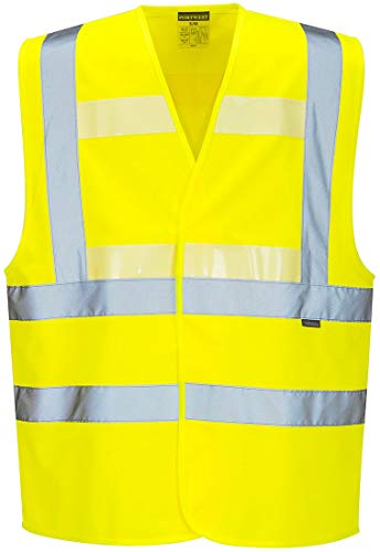 Portwest G470YERS/M Glowtex Weste, Größe S/M, Gelb von Portwest