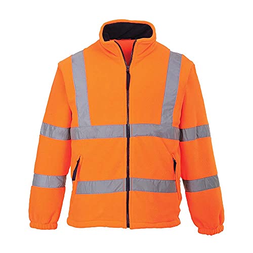 Portwest Hochsichtbares Fleece-Netzfutter, Farbe: Orange, Größe: XL, F300ORRXL von Portwest
