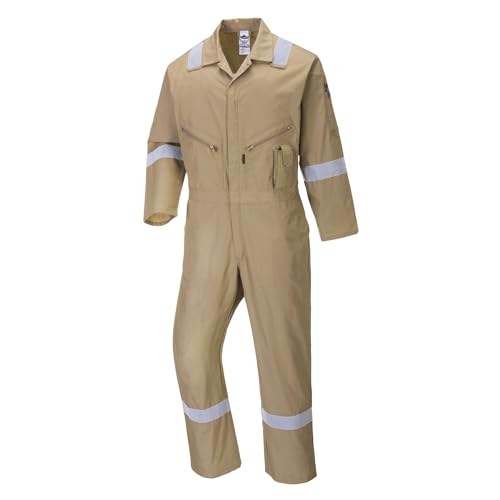 Portwest Iona Baumwoll Overall, Größe: XL, Farbe: Khaki, C814KHRXL von Portwest