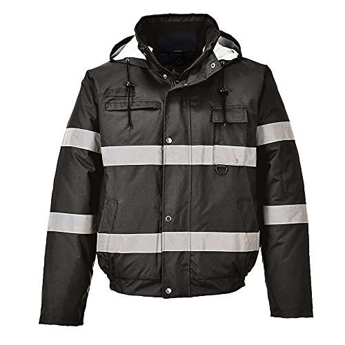 Portwest Iona Lite Pilotjacke, Größe: M, Farbe: Schwarz, S434BKRM von Portwest