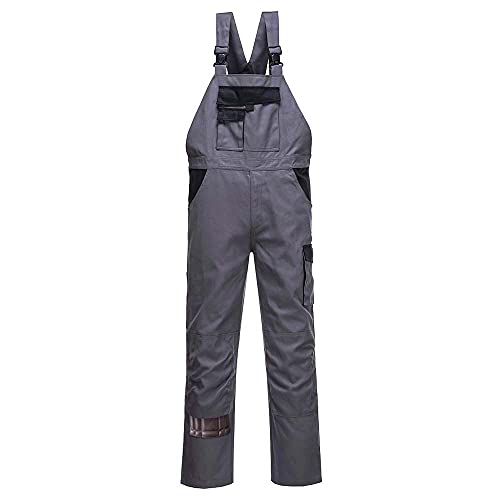 Portwest Latzhose Warschau, Größe: S, Farbe: Graphite Grau, CW12GGRS von Portwest