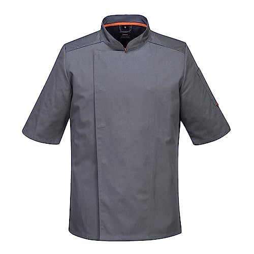 Portwest C738 Herren Profi-Kochjacke Mit Luftmaschen Schiefergrau, XL Portwest C738 Herren Profi-Kochjacke Mit Luftmaschen Schiefergrau, XL von Portwest