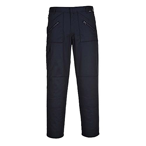 Portwest Navy Arbeitshosen mit Knietaschen Beinlänge 33 (lang) Marineblau von Portwest