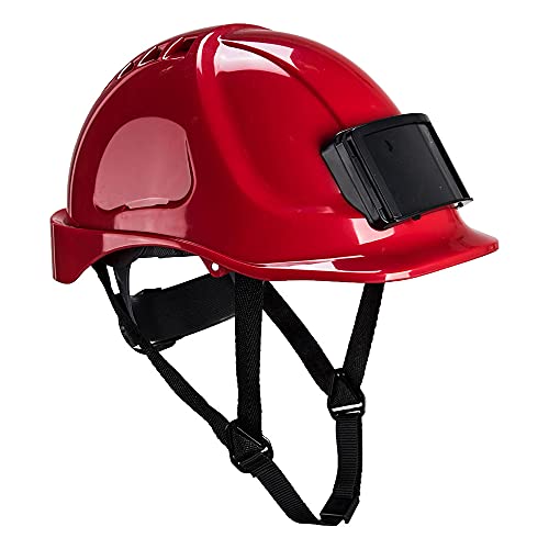 Portwest PB55 Vented Endurance Badge Holder Hard Hat Helmet with Badge ID Red von Portwest