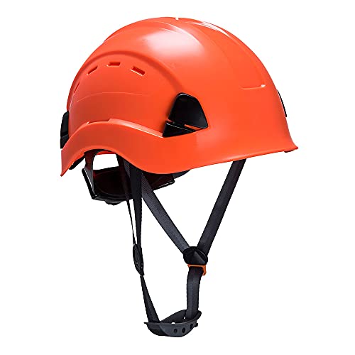 Portwest PS63 Height Endurance Helm mit Belüftung, Farbe Orange in hoher Sichtbarkeit, Größe:, PS63ORR von Portwest
