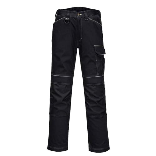 Portwest PW3 Arbeitshose, Größe: 46, Farbe: Schwarz, T601BKR46 Portwest PW3 Arbeitshose, Größe: 46, Farbe: Schwarz, T601BKR46 von Portwest
