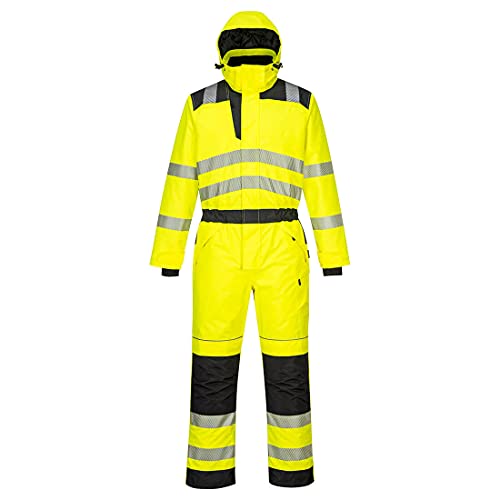 Portwest PW3 Hi-Vis Winter Overall gelb/schwarz Größe: XL von Portwest