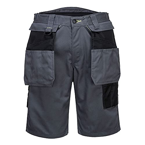 Portwest PW3 Holster Arbeitsshorts, Farbe: Zoom Grau/Schwarz, Größe: 41, PW345ZBR41 Portwest PW3 Holster Arbeitsshorts, Farbe: Zoom Grau/Schwarz, Größe: 41, PW345ZBR41 von Portwest