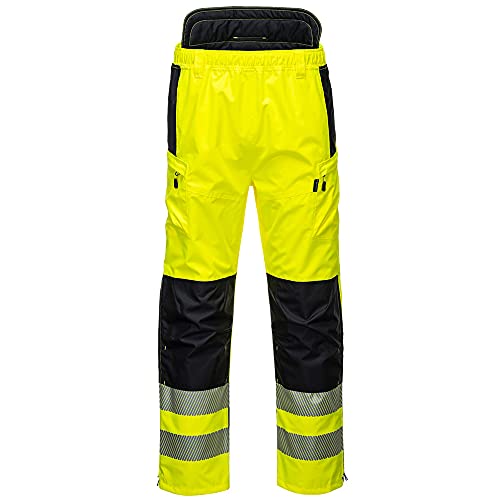 Portwest PW3 Warnschutz Extreme Hose, Größe: M, Farbe: Gelb/Schwarz, PW342YBRM von Portwest