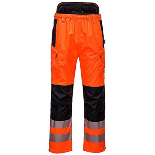 Portwest PW3 Warnschutz Extreme Hose, Größe: S, Farbe: Orange/Schwarz, PW342OBRS von Portwest