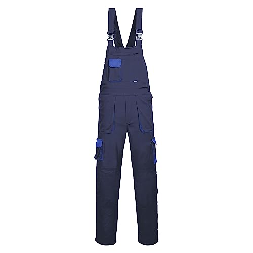 Portwest TX12 Herren Texo Kontrast Latzhose Arbeitslatzhose Marineblau, XXL Portwest TX12 Herren Texo Kontrast Latzhose Arbeitslatzhose Marineblau, XXL von Portwest