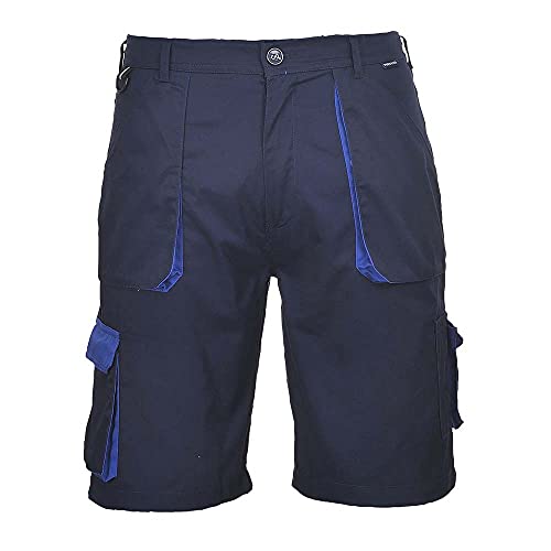 Portwest Portwest Texo Kontrast-Shorts, Größe: XS, Farbe: Marine, TX14NARXS von Portwest