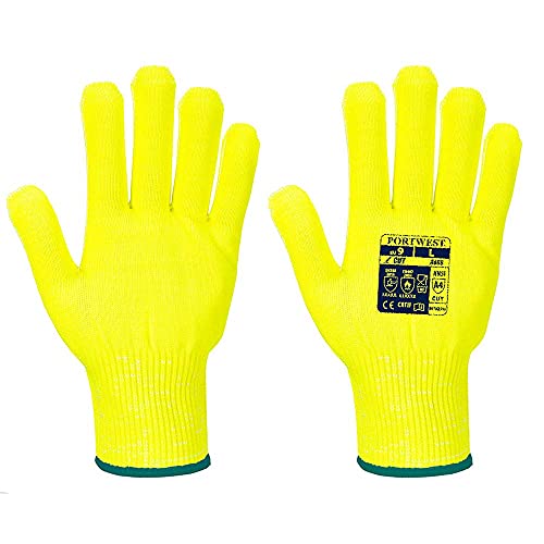 Portwest Pro Cut Schnittschutz Handschuh, Größe: M, Farbe: Gelb, A688YERM von Portwest
